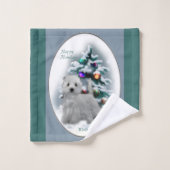 West Highland White Terrier Christmas Bad Handdoek (Wasdoekje)