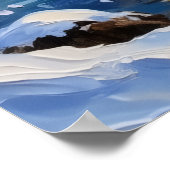 West Highland White Terrier Christmas Boat Holiday Poster (Hoek)