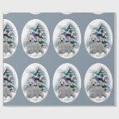 West Highland White Terrier Christmas Cadeaupapier (Vlak)