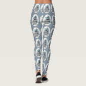 West Highland White Terrier Christmas Leggings (Achterkant)