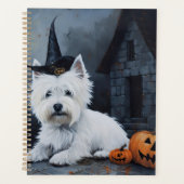 West Highland White Terrier Citrouille Halloween (Devant)
