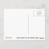 West Highland White Terrier Dog Briefkaart (Achterkant)