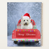 West Highland White Terrier Dog dans un camion de  (Dos)