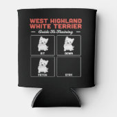 West Highland White Terrier Gids voor training Blikjeskoeler (Voorkant)