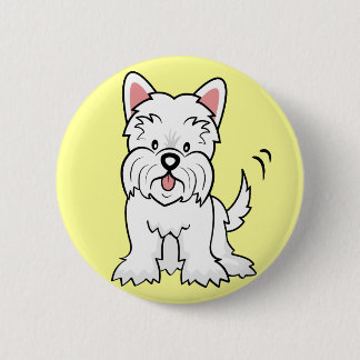 West Highland White Terrier Gifts and Merchandise Ronde Button 5,7 Cm
