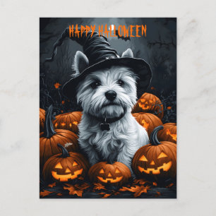 West Highland White Terrier Halloween Briefkaart
