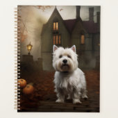 West Highland White Terrier Halloween effrayant (Devant)