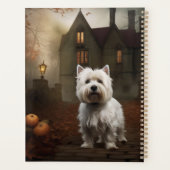 West Highland White Terrier Halloween effrayant (Dos)