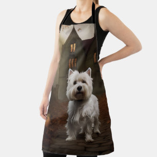 West Highland White Terrier Halloween Griezelen Schort