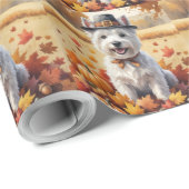 West Highland White Terrier herfstbladeren Cadeaupapier (Rol Hoek)