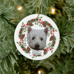 West Highland White Terriër Hond Keramisch Ornament