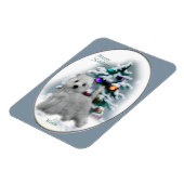 West Highland White Terrier kerstcadeautjes Holida Magneet (Linkerzijde)