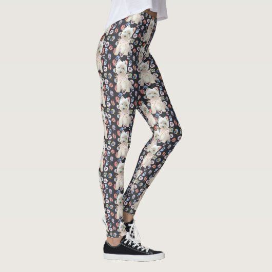 West Highland White Terrier Leggingen Leggings (Rechts)