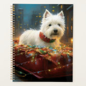 West Highland White Terrier Noël Fête (Devant)