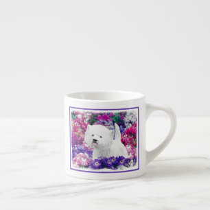 West Highland White Terrier Painting Dog Art Espresso Kop