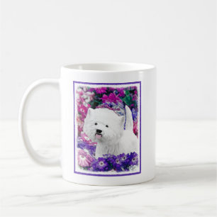 West Highland White Terrier Painting Dog Art Koffiemok