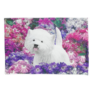 West Highland White Terrier Painting Dog Art Kussensloop