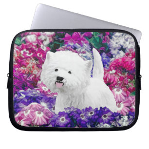 West Highland White Terrier Painting Dog Art Laptop Sleeve
