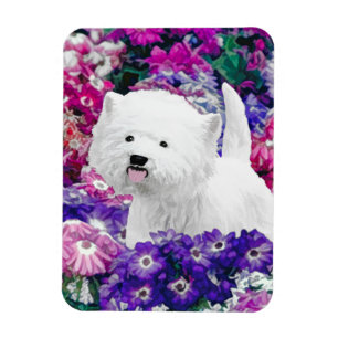 West Highland White Terrier Painting Dog Art Magneet
