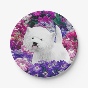 West Highland White Terrier Painting Dog Art Papieren Bordje