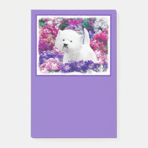 West Highland White Terrier Painting Dog Art Post-it® Notes