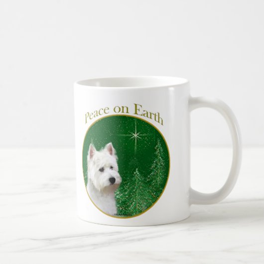 West Highland White Terrier Peace Koffiemok (Rechts)