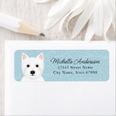 West Highland White Terrier Return Address Labels (Insitu)