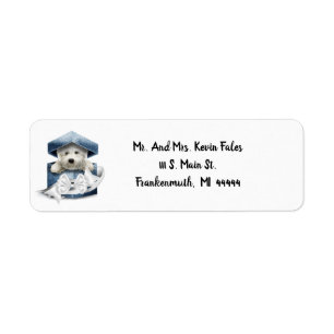 West Highland White Terrier Return Label