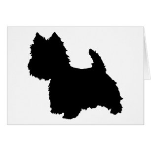 West Highland White Terrier Silhouet