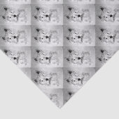 West Highland White Terrier Tissuepapier (Detail)