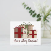 West Highland White Terrier West Kerstmis Feestdagenkaart (Staand voorkant)