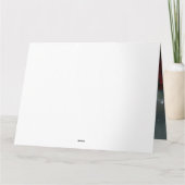 West Highland Witte Terriër Hond in Sneeuw Kerstmi Kaart (Achterkant)