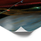 West Highland Witte Terriër Kerstfeest Perfect Poster (Hoek)