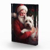 West Highland Witte Terriër Kerstmis Fotoblokken (Rechts)