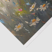 West Highland Witte Terriër Wildbloemen Decoupage Tissuepapier (Detail)