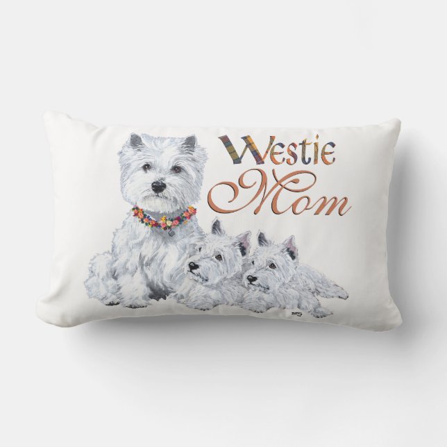 West Higland White Terrier MOM Kussen (Voorkant)