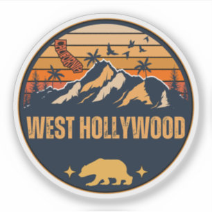 West Hollywood, Californië Sticker