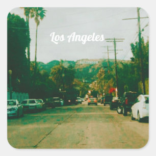 West Hollywood, Los Angeles, Californië Vierkante Sticker