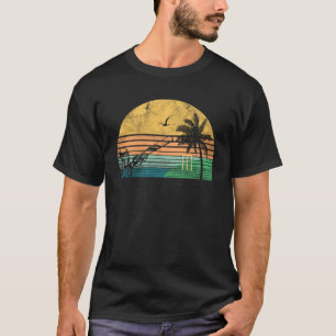 West-Indië Cricket Retro Vintage voor spits Bat T-shirt