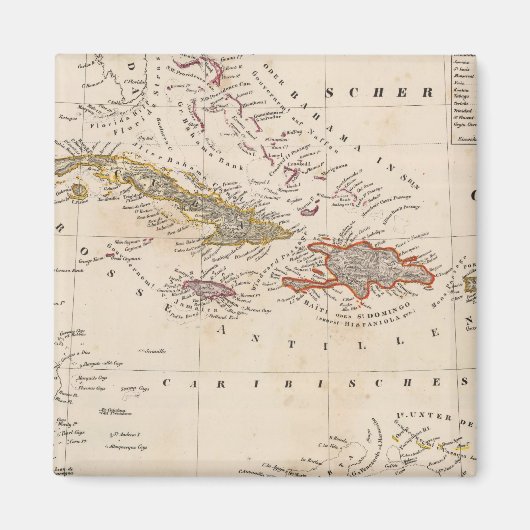 West Indies 10 Magneet (Voorkant)