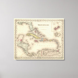 West Indies 11 Canvas Afdruk