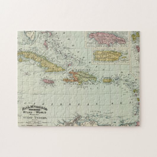 West Indies 11 Legpuzzel (Horizontaal)