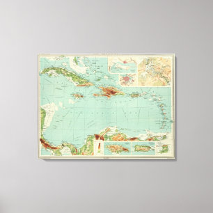 West Indies 2 Canvas Afdruk