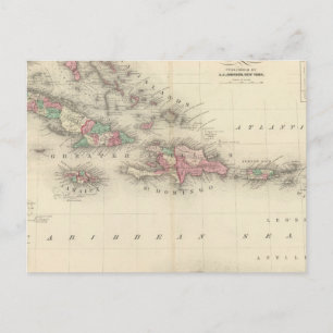 West Indies 3 Briefkaart