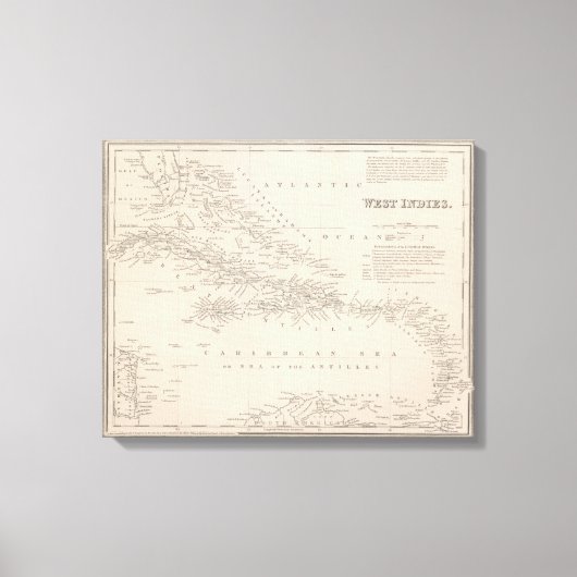 West Indies 9 Canvas Afdruk (Voorkant)