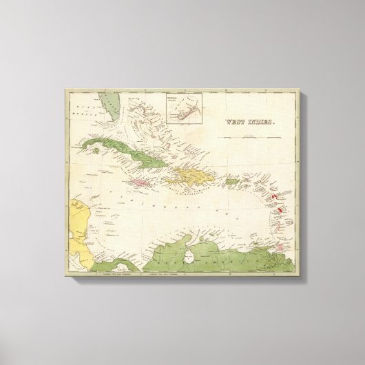 West Indies Canvas Afdruk (Voorkant)