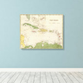 West Indies Canvas Afdruk (Insitu (Houten vloer))