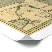 West Indies & North America Map - 1774 Poster (Hoek)