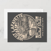 WEST LAFAYETTE CITY - INDIANA  BRIEFKAART (Voorkant / Achterkant)