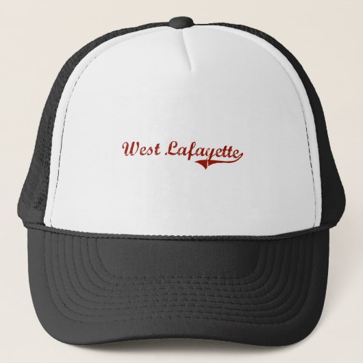 West Lafayette Indiana Classic Design Trucker Pet (Voorkant)